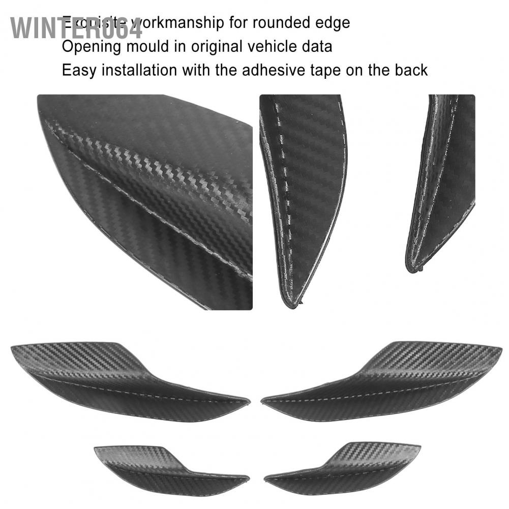 Bộ phận cản phía trước Xe hơi bên chia gió Canards Lip Spoiler Thay thế cho Mitsubishi Winter064