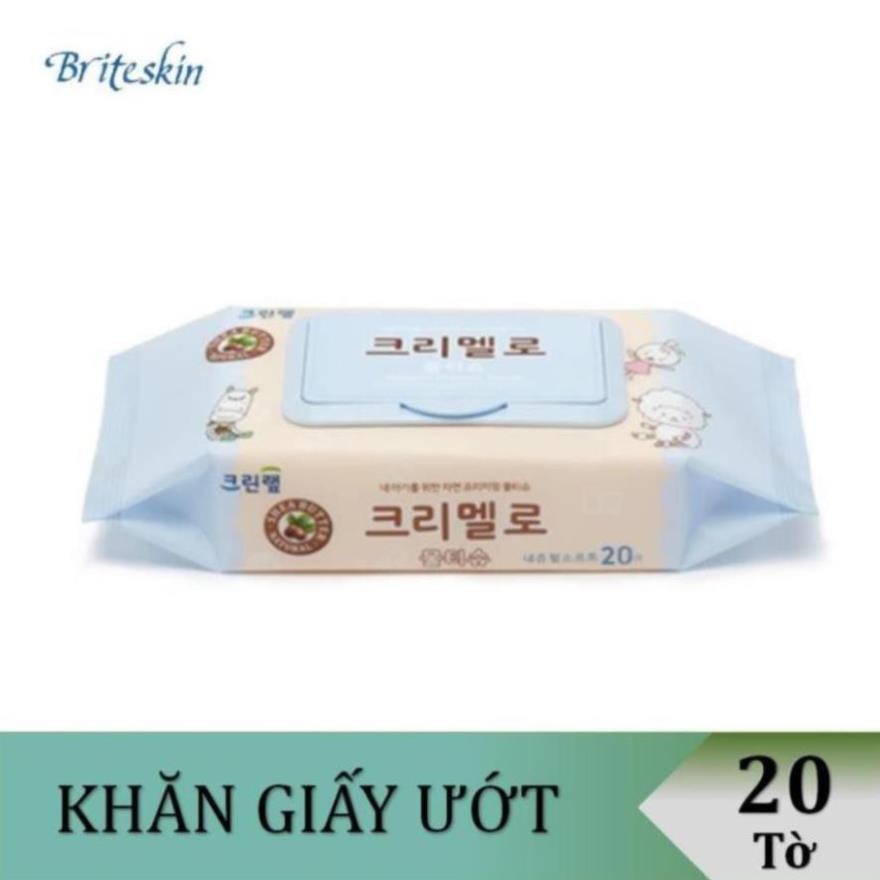 Khăn Giấy Ướt Hàn Quốc Cao Cấp Natural Soft