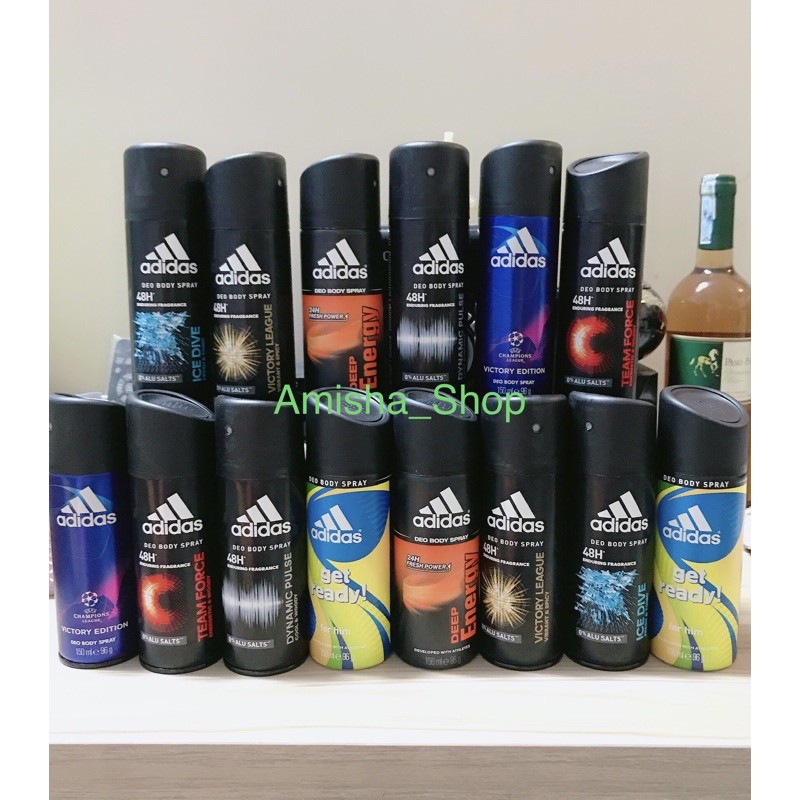 Xịt khử mùi toàn thân nam Adidas 150ml