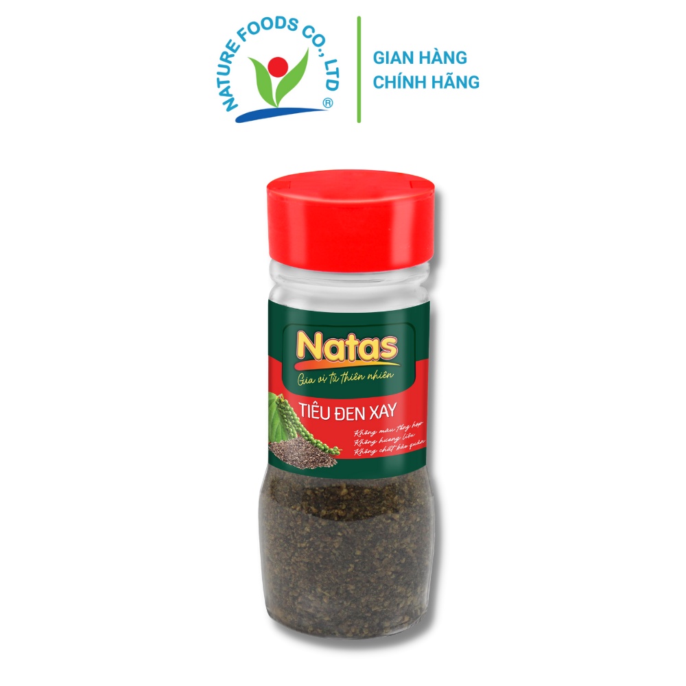 Bột tiêu đen xay Natas Hũ 55gr