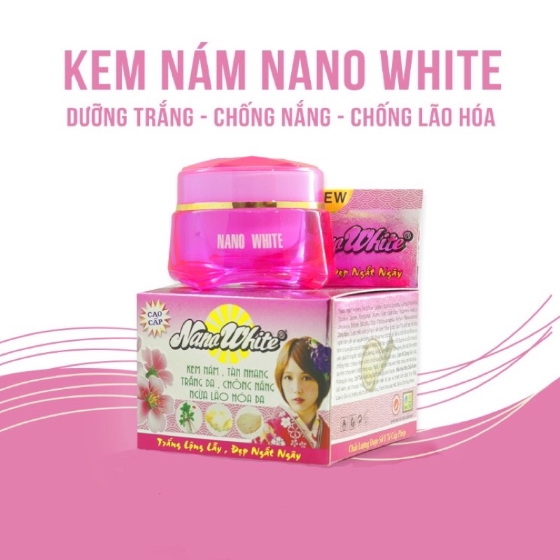 KEM NANO WHITE NÁM TÀN NHANG TRẮNG DA CHỐNG NẮNG NANOWHITE