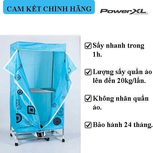 [ẢNH THẬT, MẪU MỚI 2021] Tủ Sấy Quần Áo POWER XL - 6688 Đa Chức Năng, Có Điều Khiển Từ Xa, Hàng Có Sẵn Nhanh Tay Kẻo Hết