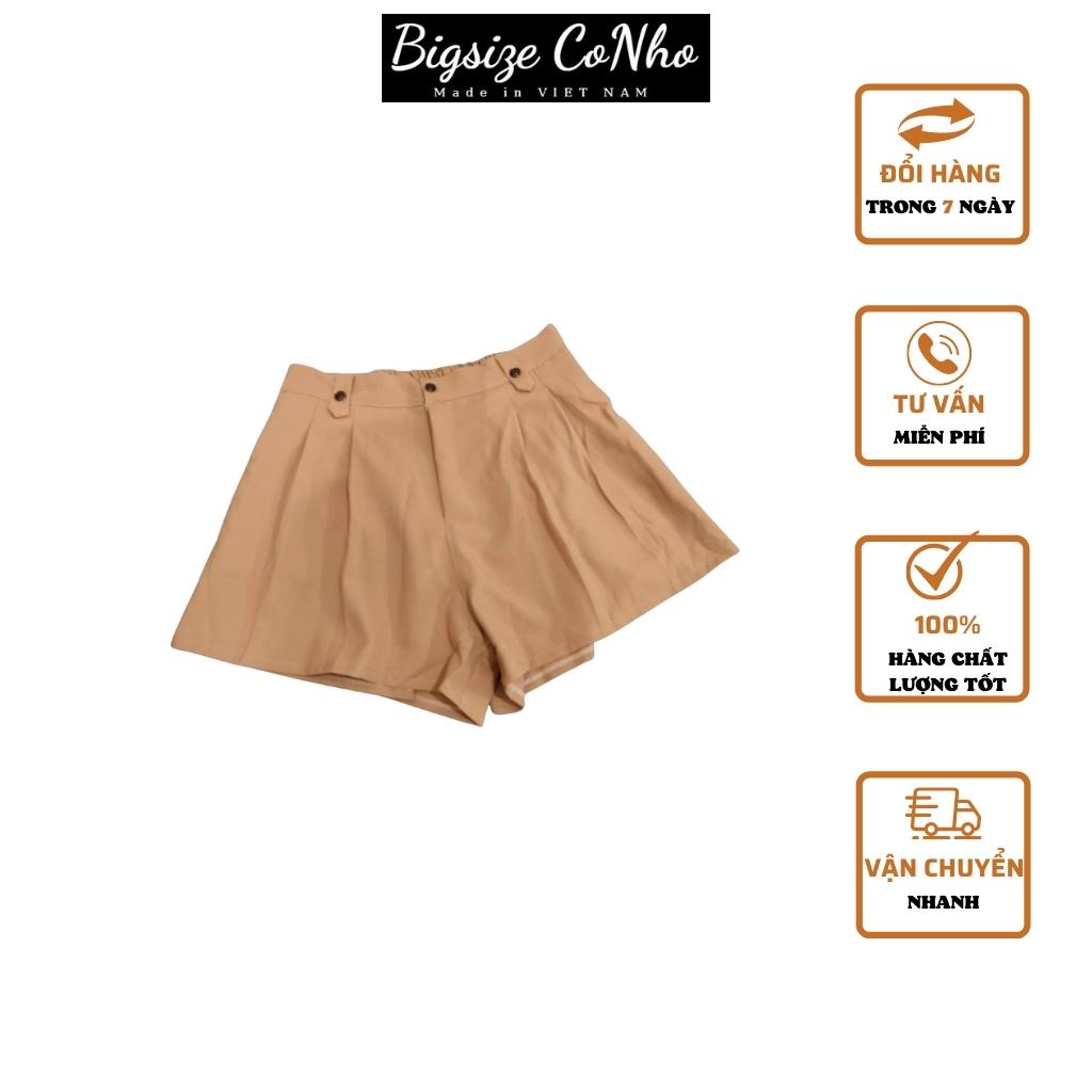 Quần short bigsize nữ form rộng 58-95kg QDM