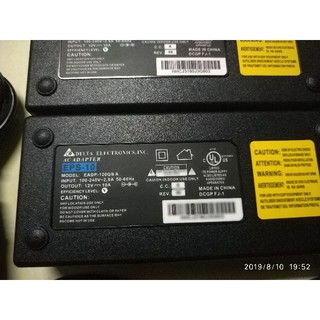 adapter 12v 10a DELTA chính hãng