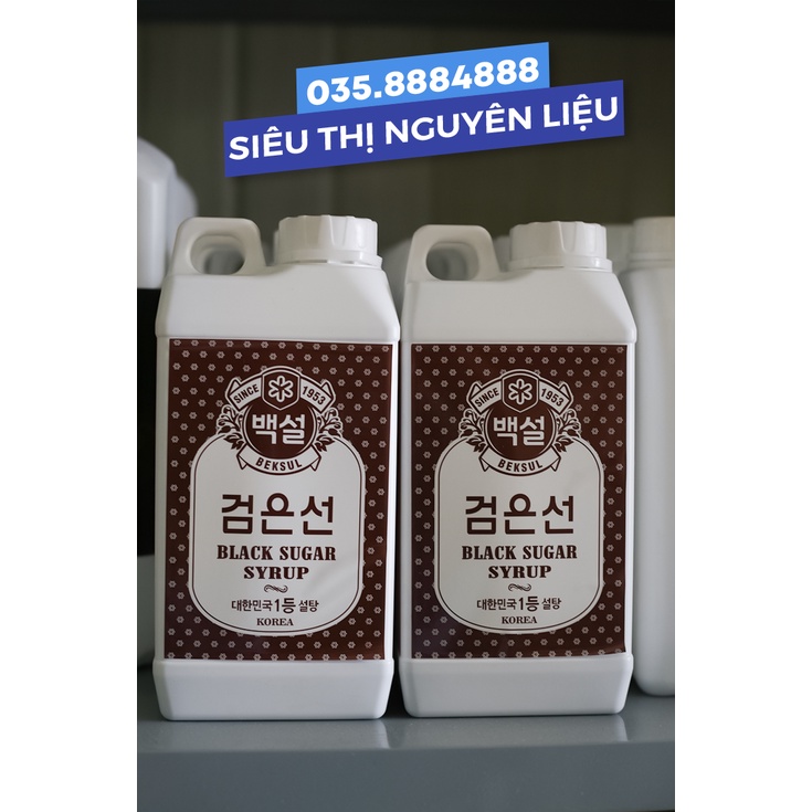 Syrup đường đen Black Sugar - Can 1 Kg