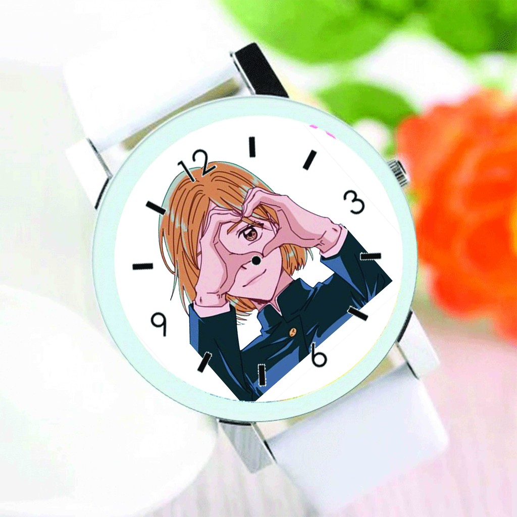 Đồng hồ đeo tay in hình JUJUTSU KAISEN CHÚ THUẬT HỒI CHIẾN M2 nam nữ anime chibi thời trang dễ thương độc đáo