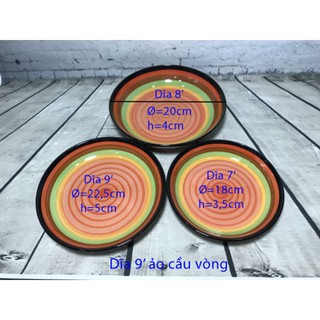 Đĩa cầu vồng phong cách Hàn