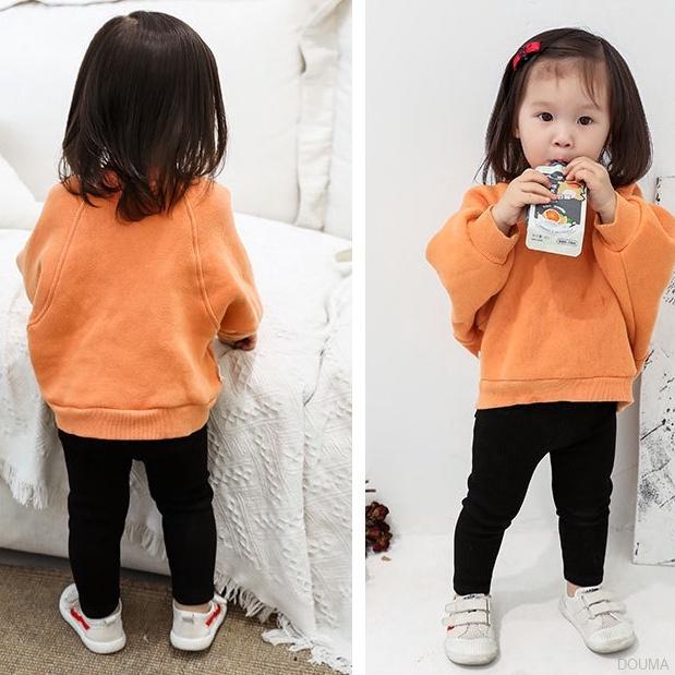 Quần legging cotton co giãn có túi thời trang Hàn Quốc cho trẻ nhỏ