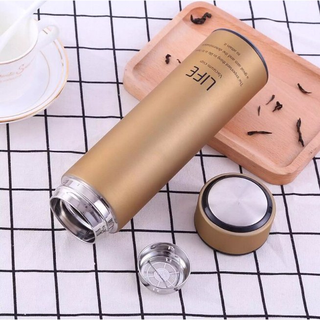 Bình Giữ Nhiệt Cao Cấp 3 Lớp Life Flask 450ml,Dễ Dàng Mang Theo Dã Ngoại, Luyện Tập Thể Dục, Hay Đi Học, Đi Làm