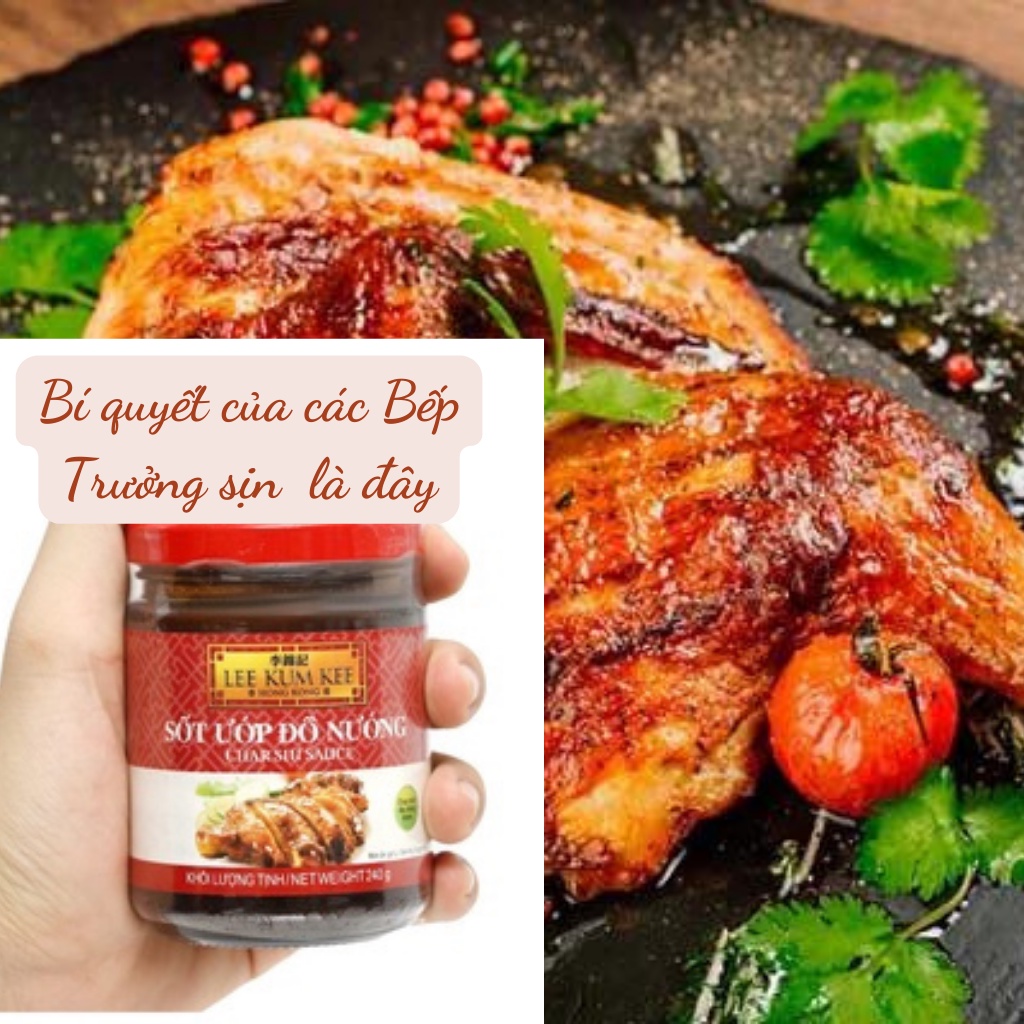 Sốt Ướp Đồ Nướng Thịt Lee Kum Kee Thơm Ngon Hộp Thủy Tinh 240G