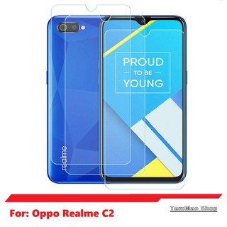Realme C2 - Kính Cường Lực Trong Suốt Có Mài Cạnh Giá Rẻ