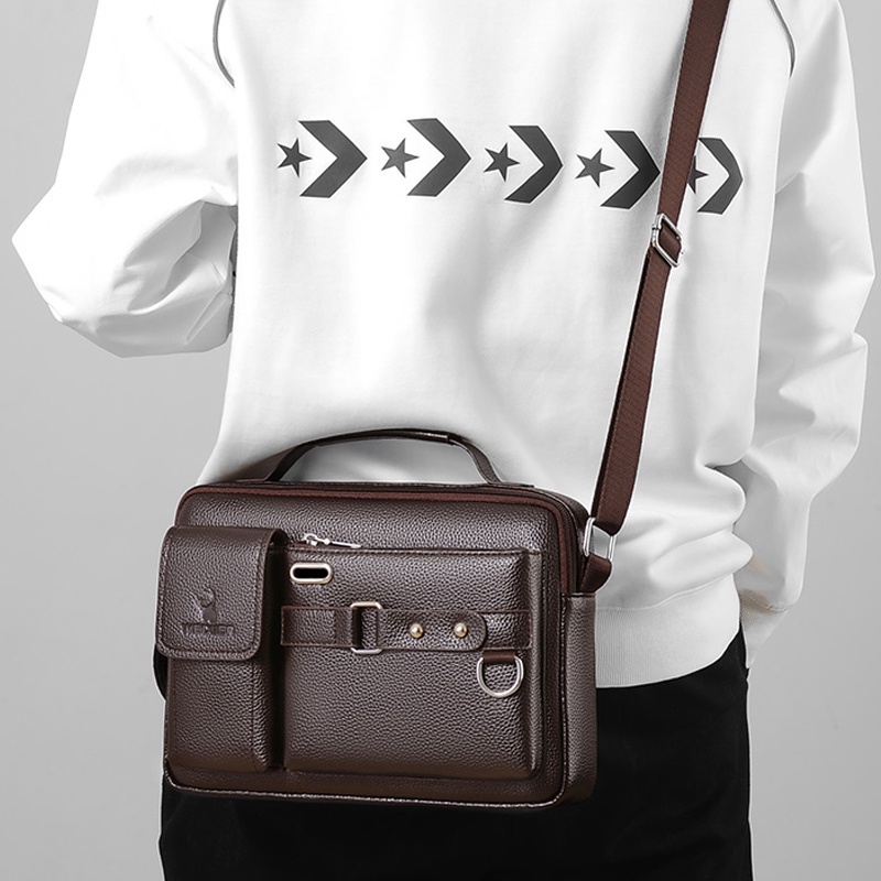Túi xách LABER LEE da PU thời trang công sở dành cho nam | BigBuy360 - bigbuy360.vn