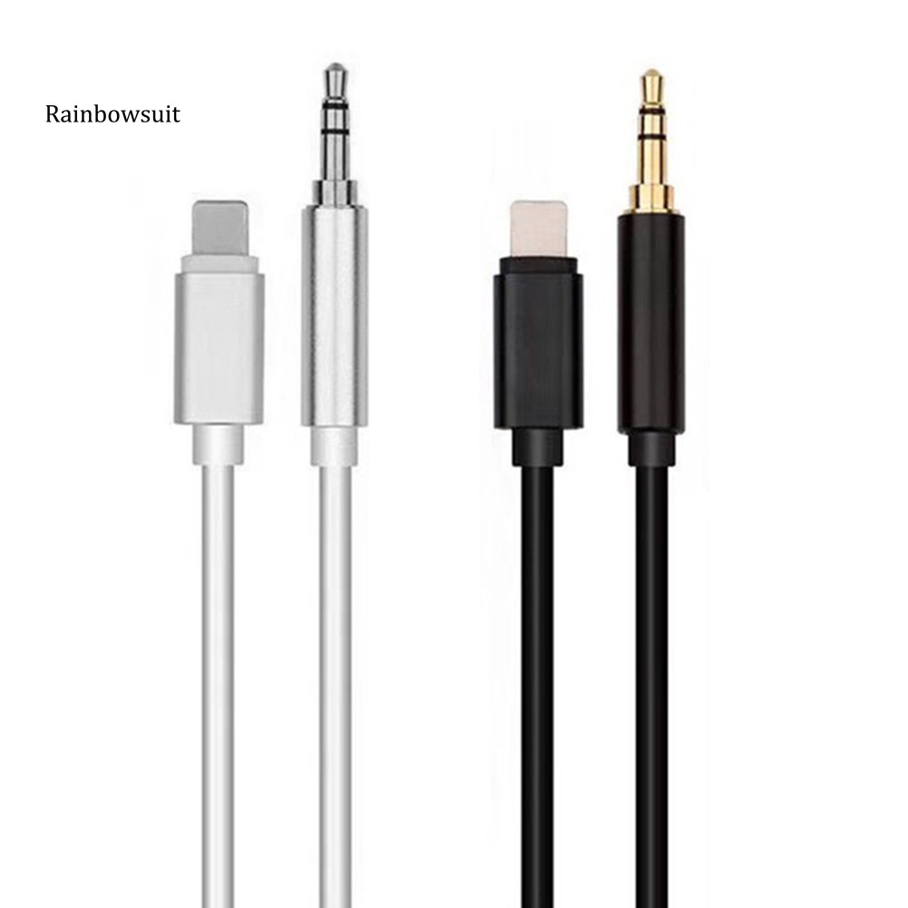 [RB] Dây cáp âm thanh 8Pin đến 3,5mm tốc độ cao cho loa ô tô iPhone X / XR / 7 / 8