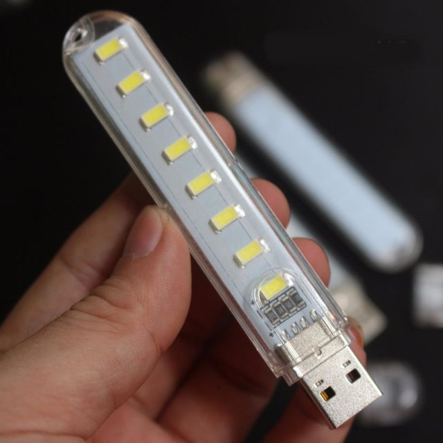 Đèn Led USB 8 bóng siêu sáng