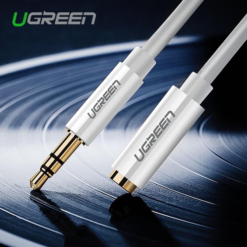 [Mã ELHACE giảm 4% đơn 300K] Cáp Audio 3.5mm nối dài cao cấp Ugreen Vỏ Nhôm 10777 10778