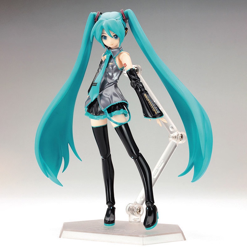 Mô Hình Nhân Vật Hatsune Miku 15cm Figma 014 Có Khớp Cử Động Bằng PVC Trang Trí Bàn Làm Việc