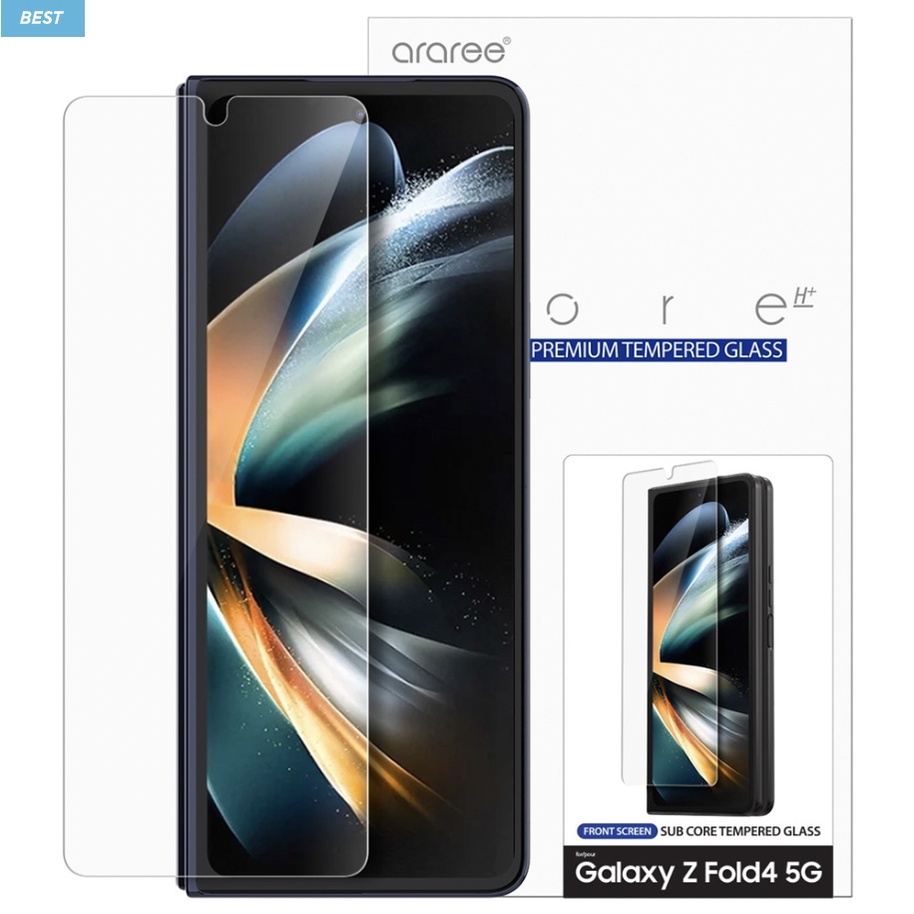 Phim mặt trước kính cường lực Araree / Galaxy Z Fold 4 1 cái - bảo vệ màn hình lõi phụ fold4