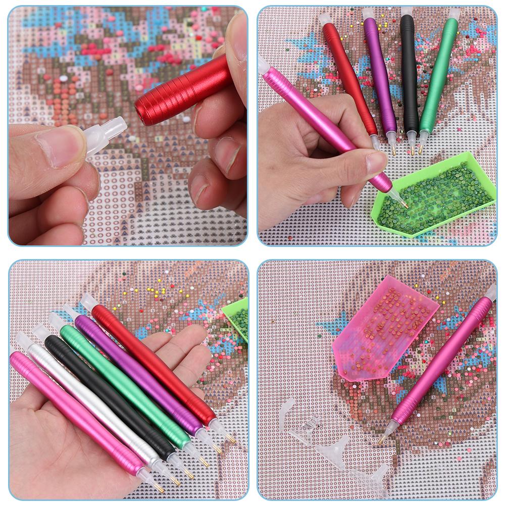 Bút Khoan Lỗ 5D Hình Sâu Bướm Dùng Làm Tranh Thêu Chữ Thập DIY