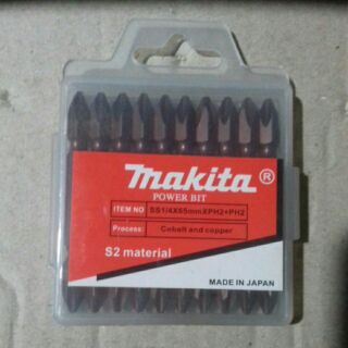 Hộp 10 đầu vít siêu cứng makita