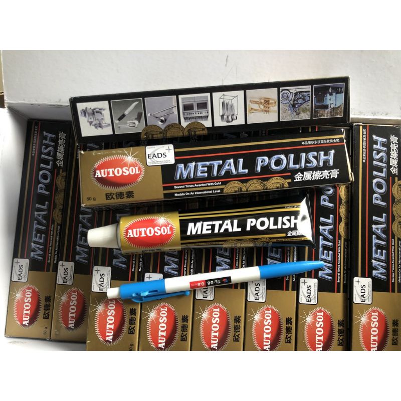 kem đánh bóng kim loại autosol metal polish đa năng tuýp 50g chuyên dụng trong sửa chữa đồng hồ đeo tay