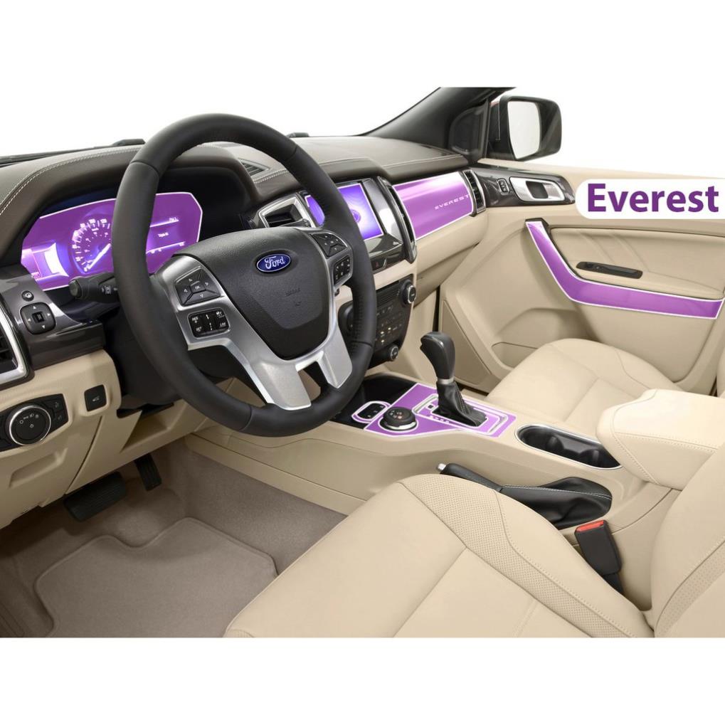 HOT FORD EVEREST: Film PPF dán FULL BỘ NỘI THẤT - AUTO6 - Chống xước, làm mờ đi các vết xước cũ, tạo độ bóng cho xe