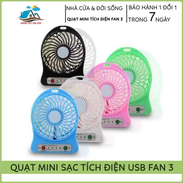 🌥️Bảo Hành 3 Tháng🌥️ Quạt Mini Sạc Tích Điện Để Bàn Cầm Tay 3 Chế Độ Đèn, Siêu Mát, Siêu Tiện Dụng Cho Mùa Hè 2021