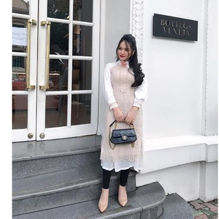 ÁO DÀI DẠ TWEED HÀNG THIẾT KẾ