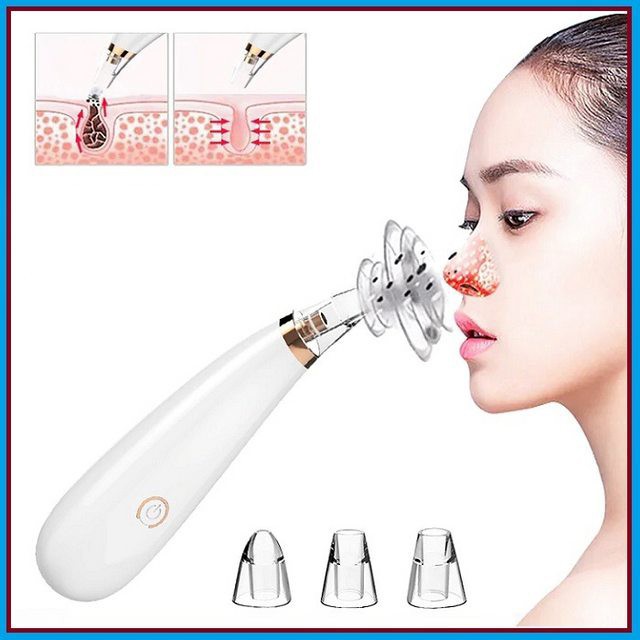 Máy hút mụn ☘FREESHIP☘ Máy hút mụn cầm tay mini đa black head detector - Đồ hút mụn đầu đen, mụn cám tốt