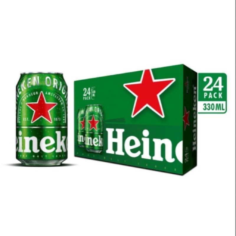 Thùng Bia Heineken 24 Lon x 330ml