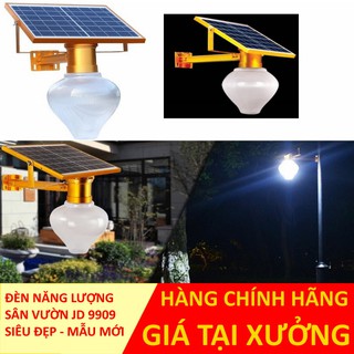 [ Mẫu Mới ] Đèn LED năng lượng mặt trời cho sân vườn JD-9909 Chính Hãng