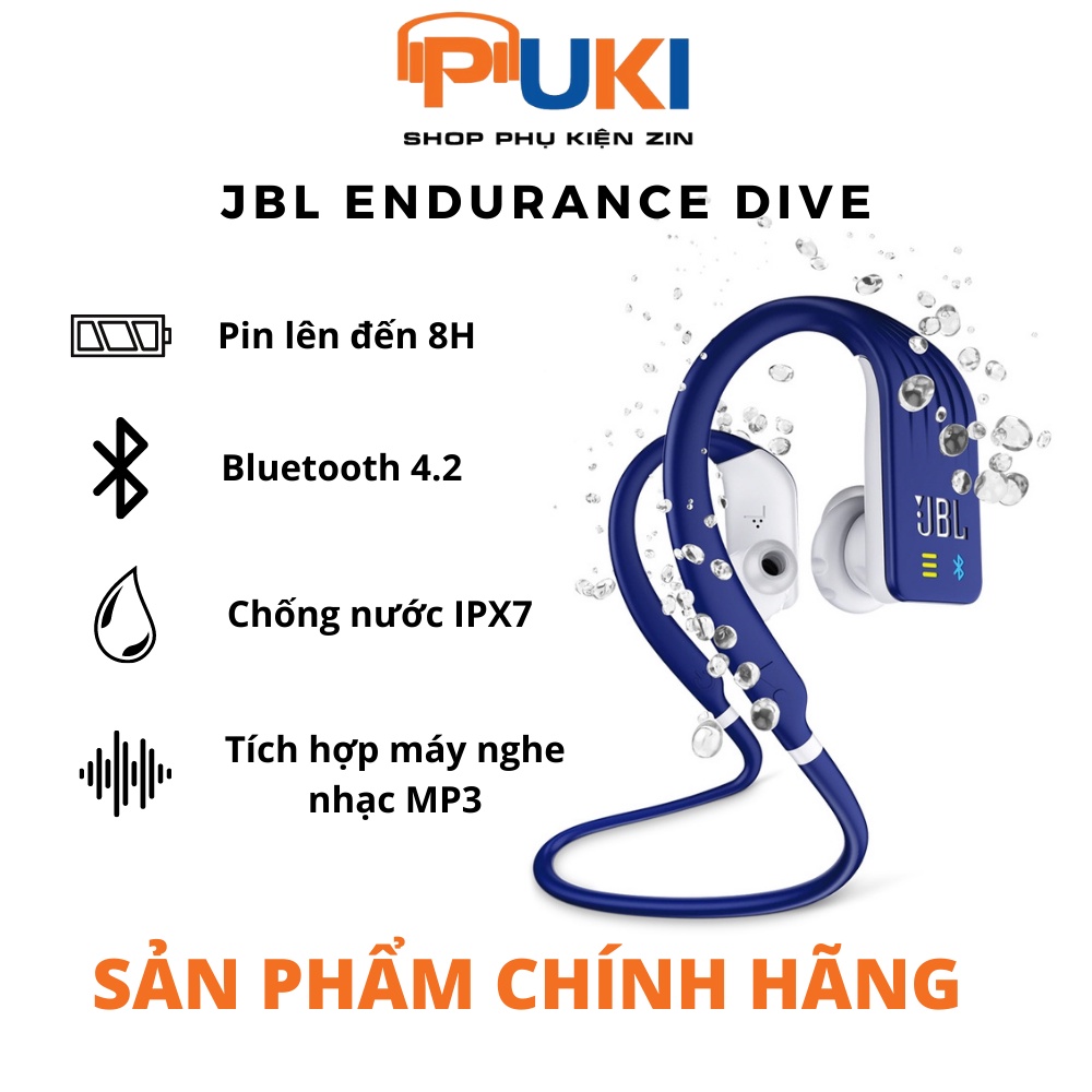 Tai nghe Thể Thao JBL DIVE - Tai nghe Chống Nước kiêm máy nghe nhạc MP3 JBL Endurance DIVE | Sản Phẩm Chính Hãng |