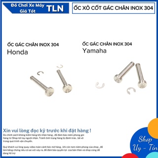 Ốc xỏ cốt gác chân inox xe số và xe ga