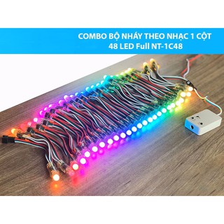 Bộ Led Nháy Theo Nhạc 48 LED FullColor 1903