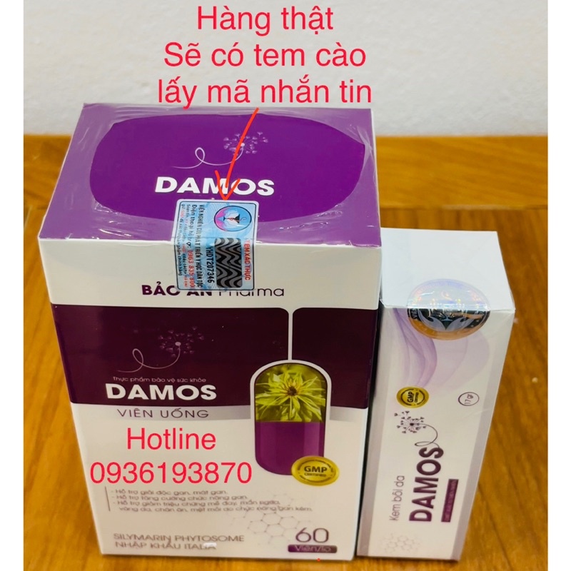 ✅ Bộ Sản phẩm DAMOS 👍  ❤️ DAMOS giải pháp cho người viêm da vảy nến tổ đỉa