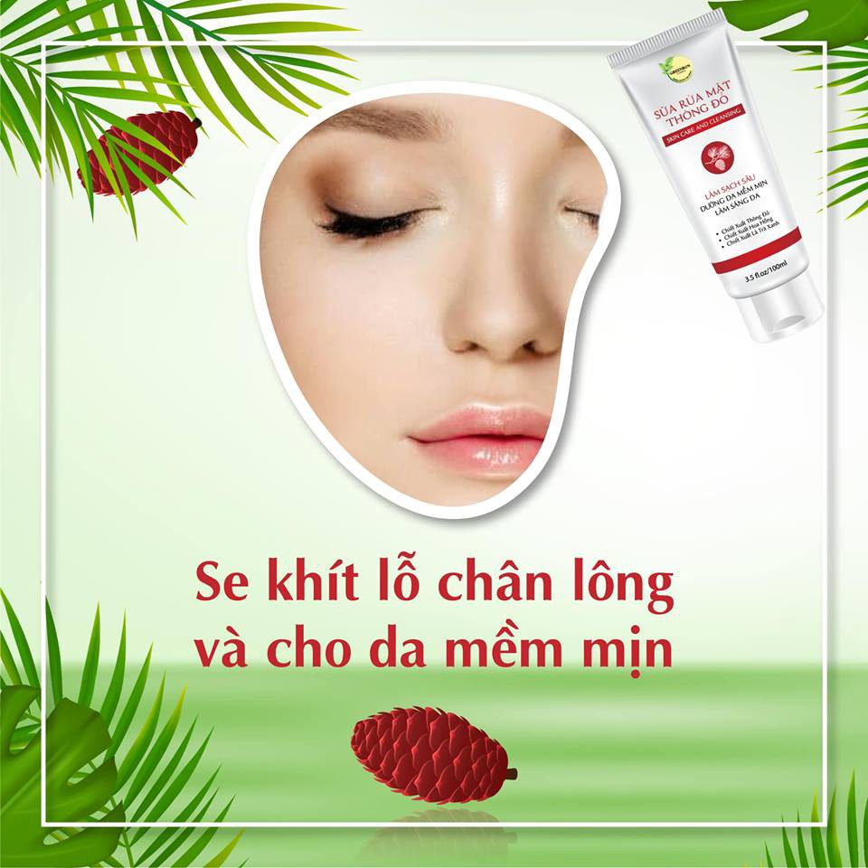 Sữa rửa mặt thông đỏ GREENBON | BigBuy360 - bigbuy360.vn