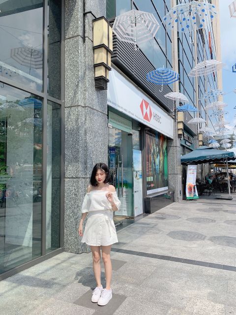 [ ẢNH THẬT 100%] SET ÁO TRỄ VAI KÈM CHÂN VÁY XINH CHẤT DẦY DẶN | BigBuy360 - bigbuy360.vn