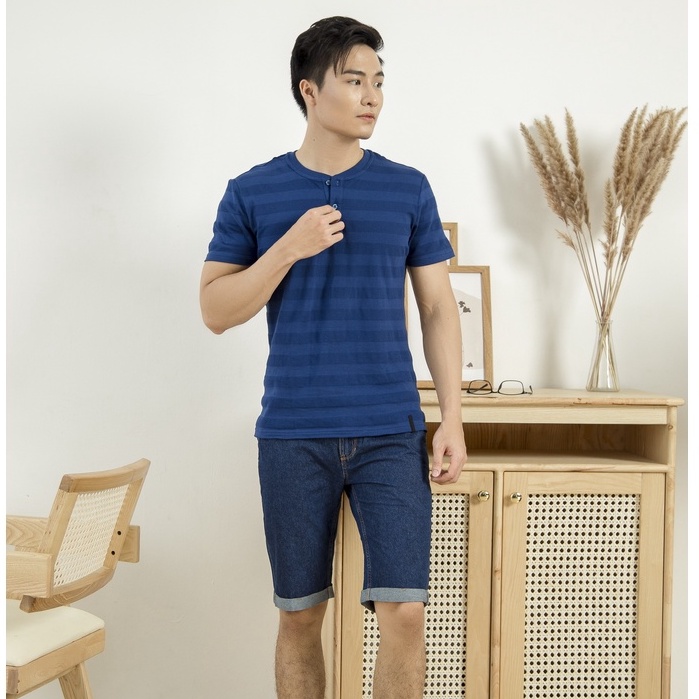 Quần Ngố Jeans Nam Basic Trơn Đơn Giản Ống Col Cơ Bản GENVIET D1303J1699