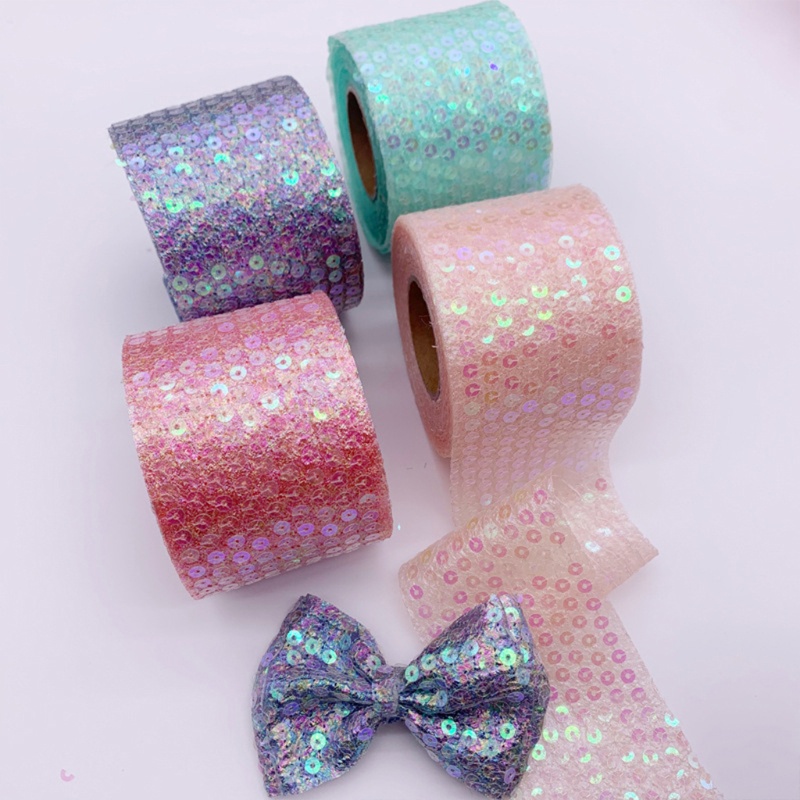 Cuộn Vải Tuyn Đính Kim Sa Lấp Lánh Dùng Làm Phông Nền Chụp Ảnh Cưới