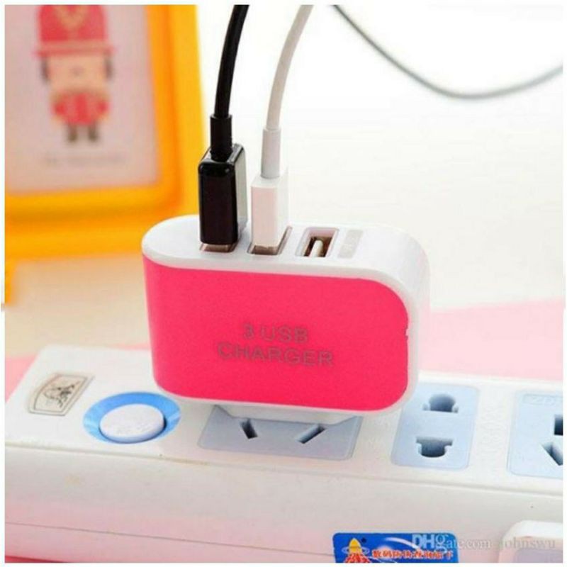 Sạc đa năng 3 cổng USB