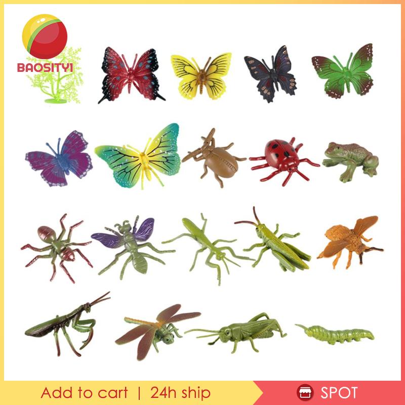 [Baosity1] Đồ Chơi Mô Hình Côn Trùng Bằng Nhựa Cho Bé