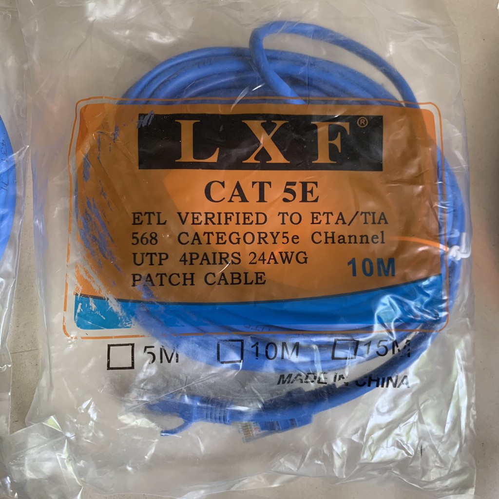 Cable Lan 💎𝓕𝓡𝓔𝓔𝓢𝓗𝓘𝓟💎Cáp mạng Lan UTP Cat 5E Bấm Sẵn 3M 5M 10M 15M 20M 25M 35M 45M 50M  SPTECH COMPUTER