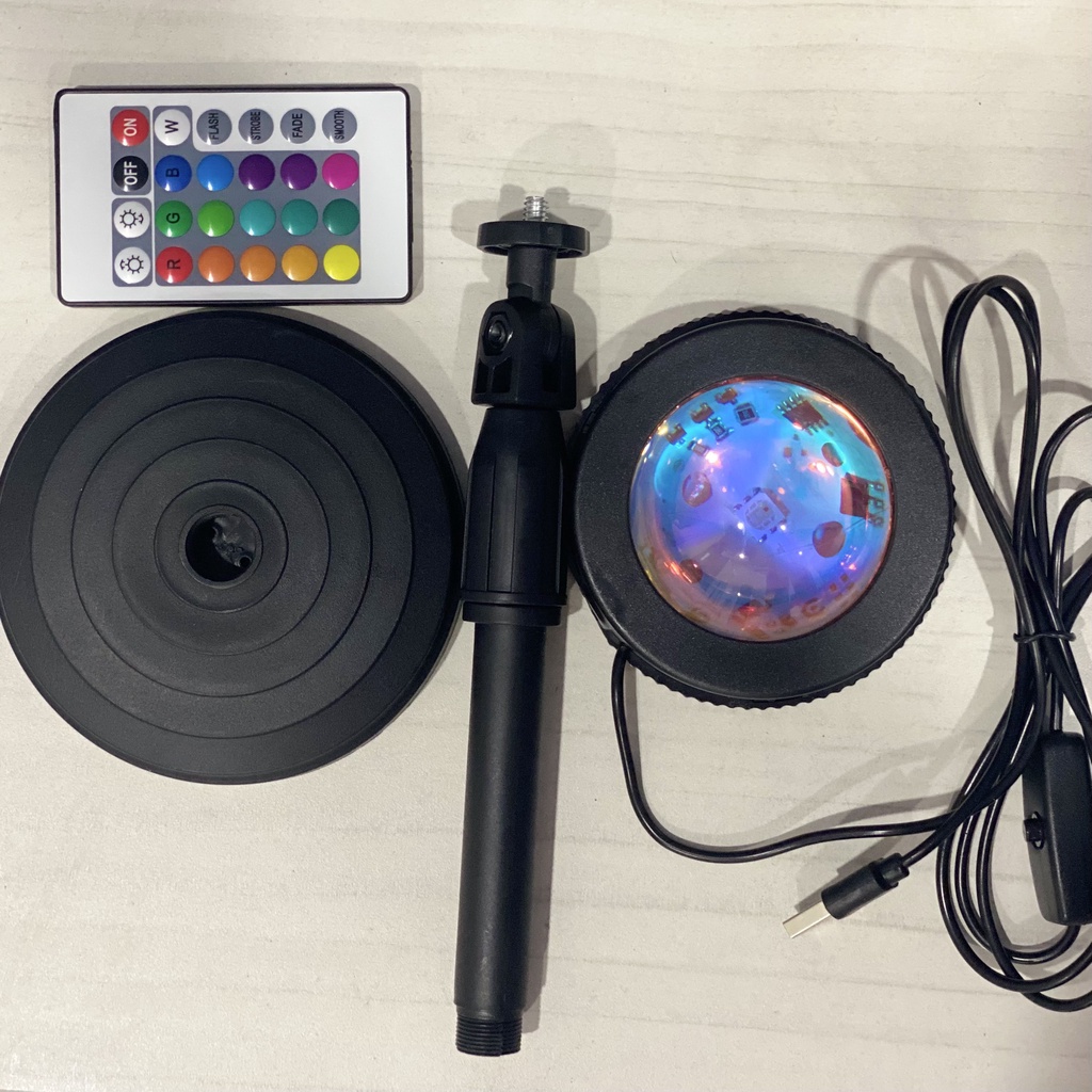 Đèn Hoàng Hôn Chụp Ảnh, LiveSteam, Quay Phim, Tiktok, 6-16 Màu Led Cầu Vồng, Mặt Trời, RainBow