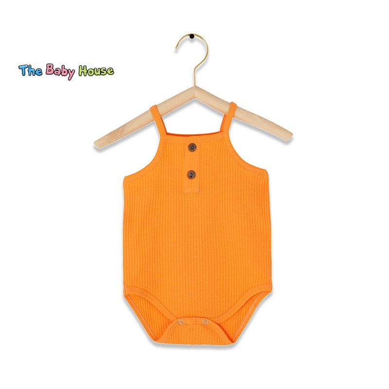 Bộ Áo Liền Thân Cho Bé  𝐅𝐑𝐄𝐄𝐒𝐇𝐈𝐏 Bodysuit Không Tay Phong Cách Đơn Giản Thoải Mái Dễ Thương Cho Bé Trai Bé Gái