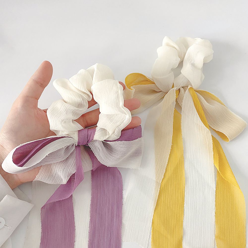 Dây buộc tóc thắt nơ thời trang xinh xắn cho nữ