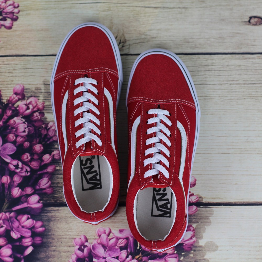 Giày Sneaker  Nữ Vs Oldskool Phong Cách  Đỏ Tươi YTS
