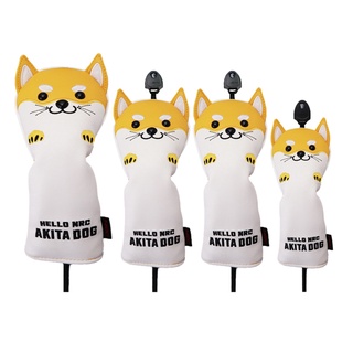 DYNWAVE Bọc Đầu Gậy Golf Bảo Vệ Phong Cách Gỗ PU 400cc Có Thẻ Số-168-DigitalVN