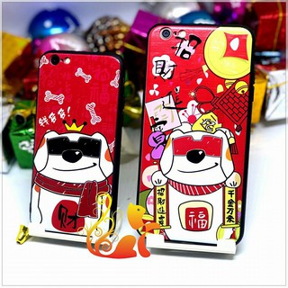Ốp lưng iphone - chó phú quý - 5/5s/6/6s/7/7+/8/8+/x