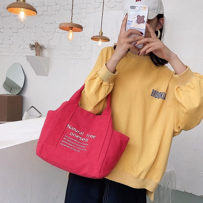 Túi xách Envirosax bằng vải canvas thiết kế giản dị dành cho nữ