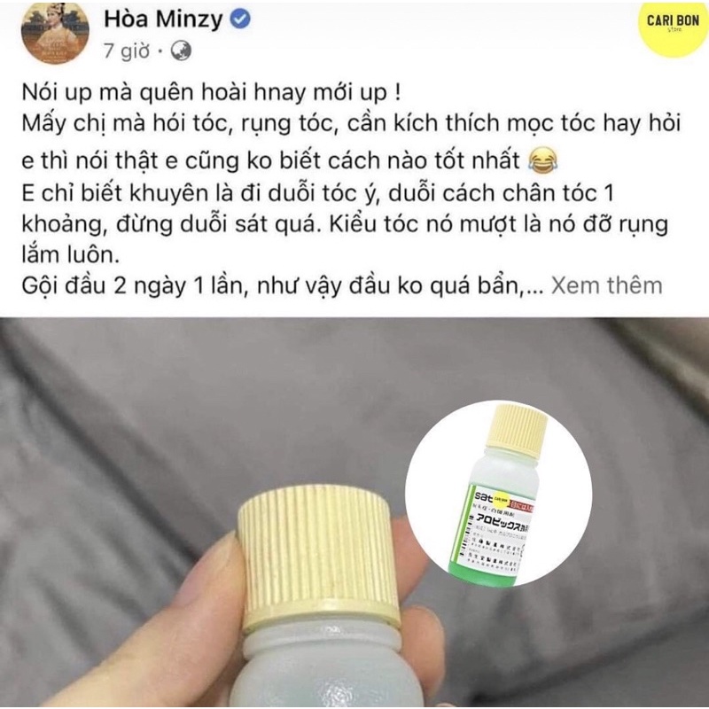 Tinh chất mọc tóc, ngăn rụng tóc SATO