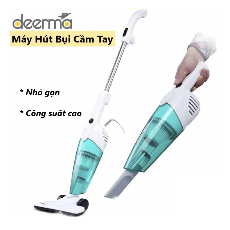 Máy hút bụi cầm tay Xiaomi Deerma Vacuum Cleaner DX118C - Tặng Kèm Đầu Lọc Thay Thế